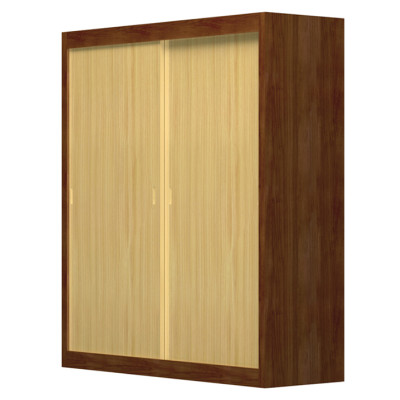 TỦ QUẦN ÁO GỖ CÔNG NGHIỆP 2 CÁNH CỬA LÙA OHAHA - CL024