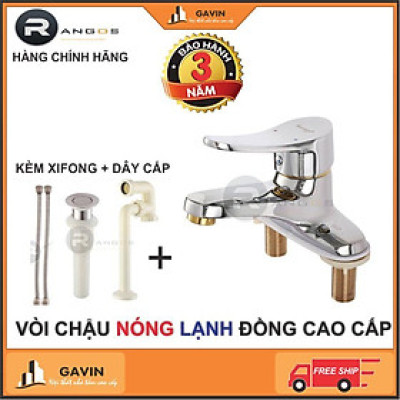 Bộ vòi chậu lavabo Rangos RG-02V