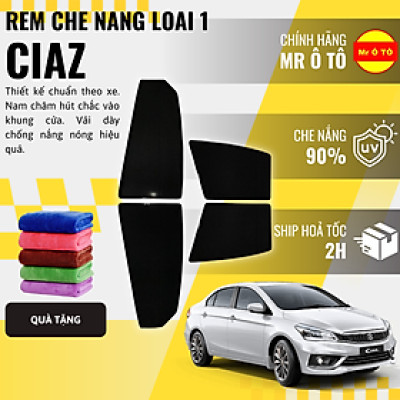 Rèm Che Nắng Xe Suzuki Ciaz Loại 1 Mr Ô TÔ Bảo Hành 24 tháng Cam Kết Chuẩn Khít Theo Xe