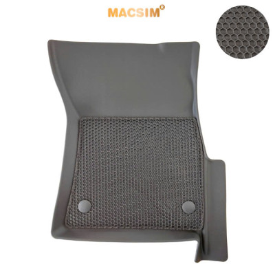 Thảm ô tô sd3 2 lớp dạng lưới lục giác Toyota fortuner 2017- (đen) - bề mặt cao su siêu sạch - Macsim