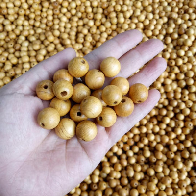 Chiếu hạt gỗ Pơ Mu hạt 1,8cm - Chiếu gỗ Mian.vn ( video , hình thật )