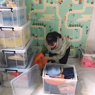 THÙNG NHỰA CHỮ NHẬT ĐA NĂNG CÓ NẮP ĐẬY QUAI GÀI TRONG SUỐT CÓ NHIỀU SIZE