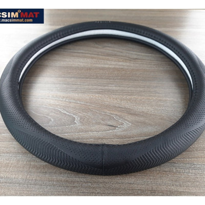 Bọc vô lăng cao cấp Macsim mã L17T mới chất liệu da thật - Khâu tay 100% phù hợp các loại xe