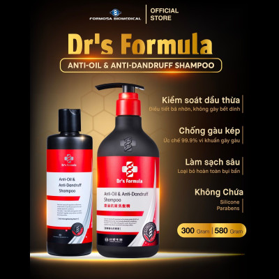 Dầu Gội Kiểm Soát Dầu & Ngăn Gàu Dr