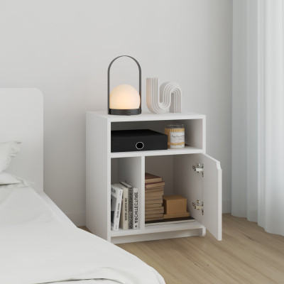 [Happy Home Furniture] CIRCLE, Táp đầu giường 3 ngăn, 50cm x 40cm x 60cm ( DxRxC), TCM_067