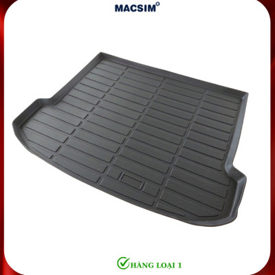 Thảm lót cốp xe ô tô Vinfast VF8 Nhãn hiệu Macsim chất liệu nhựa TPE cao cấp màu đen