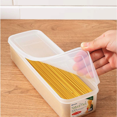 Combo 04 Hộp đựng thực phẩm đa năng Inomata 1100ml, có nắp mềm - Nội địa Nhật Bản