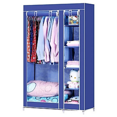 Tủ Vải Áo Quần Đa Năng- Tiết Kiệm Diện Tích- Khung Sắt Chắc Chắn Vải Chống Thấm- Hàng Chính Hãng MINIIN