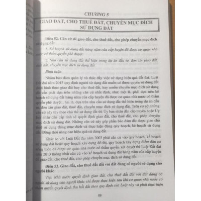  Bình Luận Khoa Học Luật Đất Đai (Năm 2013)