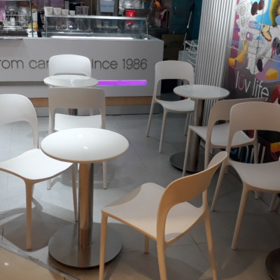 ILAN chair - Ghế ăn Milan kiểu dáng hiện đại, dùng cho phòng ăn, nhà hàng, cafe fastfood hàng nhập khẩu cao cấp
