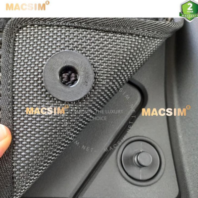 Thảm lót sàn ô tô 2 lớp cao cấp dành cho xe Mazda 3 2020-2024+ nhãn hiệu Macsim 3w chất liệu TPE