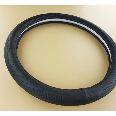 Bọc vô lăng cao cấp Macsim mã L17T mới chất liệu da thật - Khâu tay 100% phù hợp các loại xe