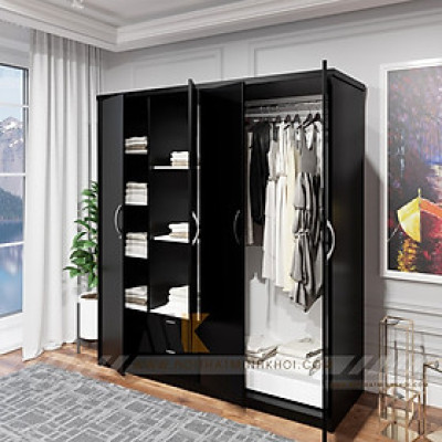 Tủ quần áo hiện đại cánh lùa-HC-258