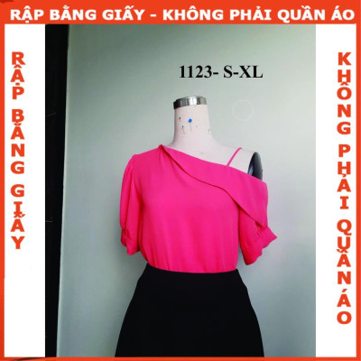 Rập giấy áo lệch vai 1123 (BẢN VẼ)