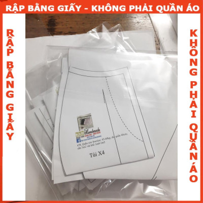 Rập giấy A0 mã 442 (BẢN VẼ) - Rập đầm