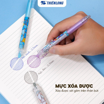 Combo 5/10/20 Bút gel xóa được Mazzic Thiên Long GELE-007/V1
