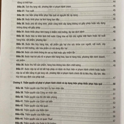 Chỉ dẫn tra cứu và áp dụng pháp luật về xử lý vi phạm hành chính  (được sửa đổi, bổ sung năm 2020) - Quyển 1 và Quyển 2
