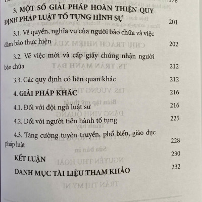 Hoạt Động Bào Chữa Của Luật Sư Trong Gia Đoạn Xét Xử Sơ Thẩm Vụ Án Hình Sự