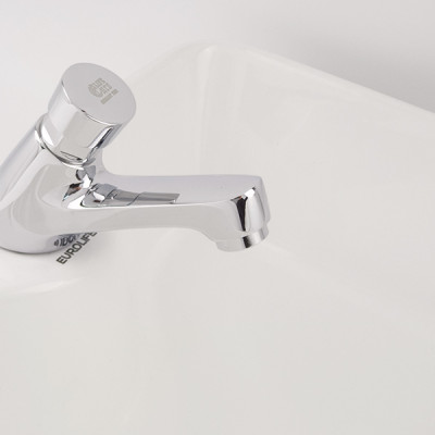 Vòi Lavabo lạnh nhấn hơi Eurolife EL-119 (Trắng bạc)