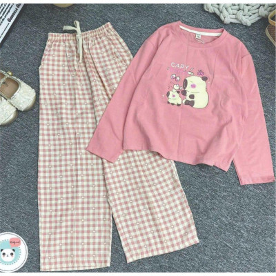 Rập Giấy bộ quần suông áo thun tay dài mã R42