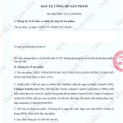 Combo 3 Hộp Kẹo Dẻo Collagen Hỗ Trợ Trẻ Hóa Sáng Da - Cải Thiện Sức Khỏe Tóc Móng Vị Đào Kết Hợp Biotin, Vitamin C & Vitamin E Coolvita (60 viên x 3g)/hộp