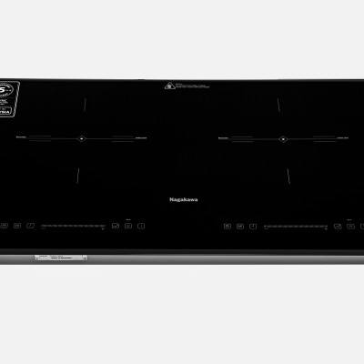 Miễn phí giao lắp toàn quốc - Bếp đôi điện từ Nagakawa NK2C01M (4400W) - Made in Malaysia - Bảo hành 5 năm - Hàng Chính Hãng