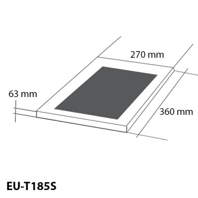 Bếp từ đơn Eurosun EU-T185S - Hàng chính hãng - Tặng nồi lẩu cao cấp