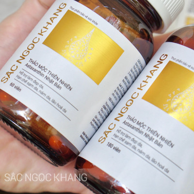 Viên uống Sắc Ngọc Khang Thảo Mộc Thiên Nhiên (60 viên) hỗ trợ làm đẹp da hạn chế sạm da, nám da, lão hóa da
