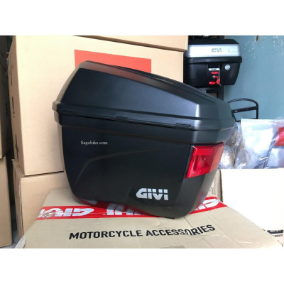 Thùng Givi E43NTL, baga sau, baga hông SBLFZ150i, thùng hông E22N lắp cho xe FZ 150i