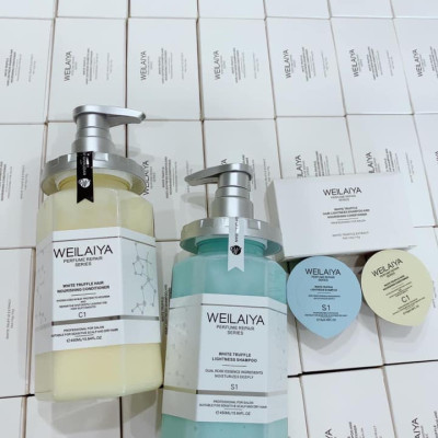 Set minisize Dầu gội xả phục hồi đa tầng Nấm Truffle Weilaiya - Hương nước hoa