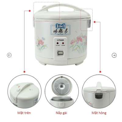 Nồi cơm điện Tiger JNP 1800- HÀNG CHÍNH HÃNG