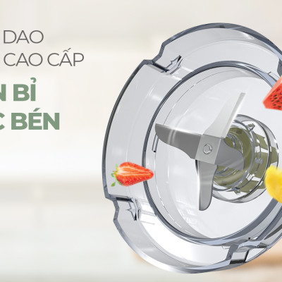 Máy xay sinh tố đa năng SHD5316, Công suất 600W, Bộ 3 cối xay (xay hoa quả - thịt cá - hạt khô), 3 chế độ xay phù hợp nhiều loại thực phẩm-Hàng chính hãng