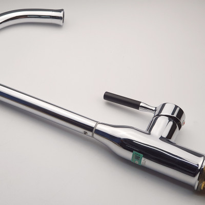 Vòi rửa  chén nóng lạnh Đồng mạ Chrome Eurolife EL-KM04 (Trắng bạc)