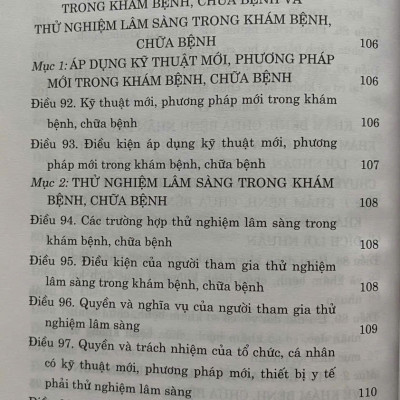 Luật Khám Bệnh, Chữa Bệnh 