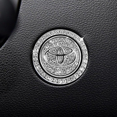 ️FREESHIP TỪ 50K️Vòng Đá-Logo Trang Trí Nút Khởi Động START STOP Của Xe Hơi Bằng Đá Cực Sang Trọng