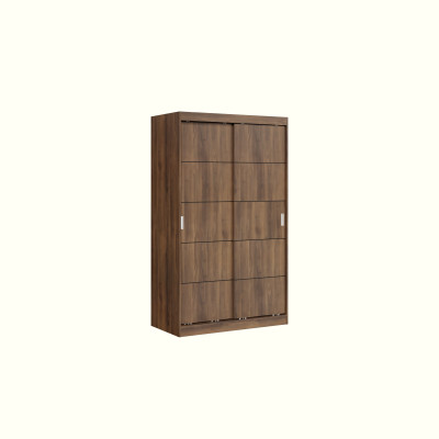 HAPPY FURNITURE , Tủ treo quần áo cửa lùa - RUNI , TCL_005 , 120cm x 60cm x 203cm