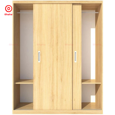 TỦ QUẦN ÁO GỖ CÔNG NGHIỆP CỬA LÙA OHAHA - CL019