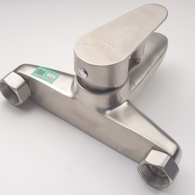 Bộ vòi sen nóng lạnh Inox SUS 304 Eurolife EL-1301 (Trắng vàng)