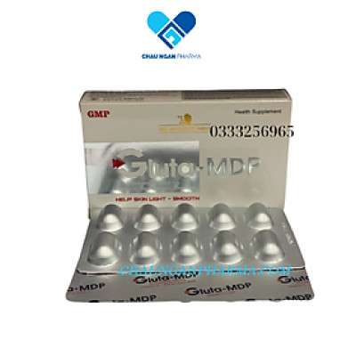 Viên uống đẹp da và ngăn ngừa lão hóa Glutathion GLUTA-MDP USA Hộp 20 viên