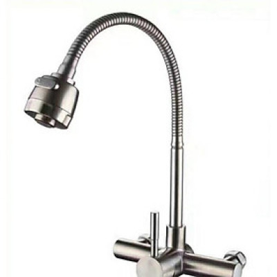 Vòi Chén Âm Tường Nóng Lạnh inox 304