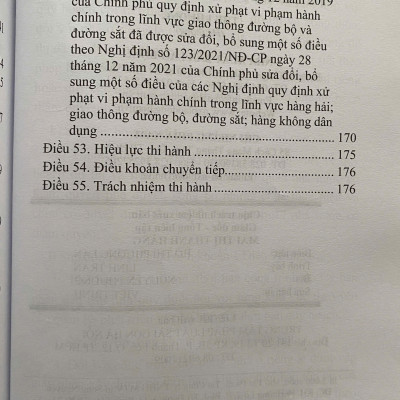 Quy Định Xử Phạt Vi Phạm Hành Chính Về Trật Tự, An Toàn Giao Thông Trong Lĩnh Vực Giao Thông Đường Bộ; Trừ Điểm, Phục Hồi Điểm Giấy Phép Lái Xe