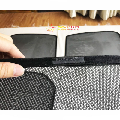 Rèm che nắng xe Ford EcoSport 2015- 2016 2017 2018 2019 2020 2021 2022 có hút nam châm cao cấp