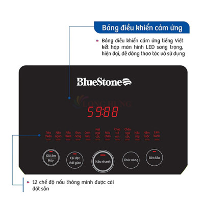 Nồi cơm điện tử Bluestone 1.5 lít RCB-5988 - Hàng chính hãng
