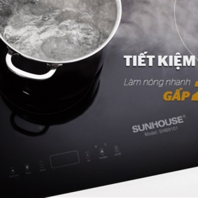 BẾP ĐÔI ĐIỆN TỪ SUNHOUSE SHB9101 - hàng chính hãng