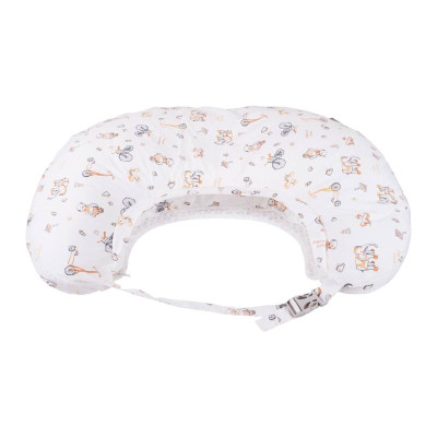 Gối cho bé bú đa năng chống trào ngược 2in1 Aibedo họa tiết Teddy Bear