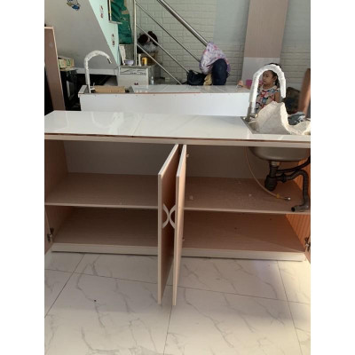 Tủ bếp nhựa đài loan có bồn rửa 164x80(TPHCM)