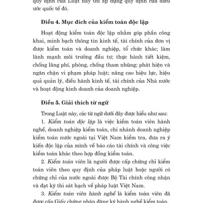 Luật Kiểm toán độc lập năm 2011 (sửa đổi, bổ sung năm 2015, 2024)