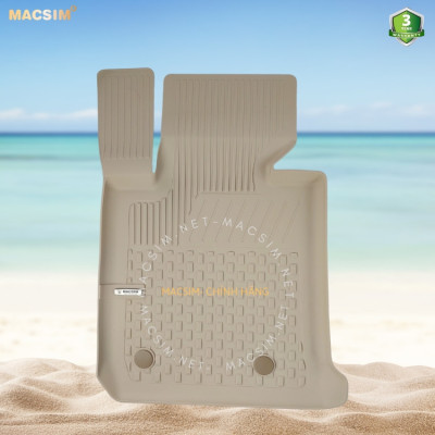 Thảm lót sàn ô tô nhựa TPE Silicon BMW F36 Grand Coupe 4 Series 4 Series / F33 4 SERIES Cabrio/ F32 4 SERIES Coupe 2014-2019/ 2014+ 2013+ Beige Nhãn hiệu Macsim