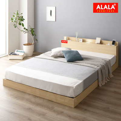 Giường thấp ALALA44 / Miễn phí vận chuyển và lắp đặt tận nơi/ Đổi trả 30 ngày/ Sản phẩm được bảo hành 5 năm từ thương hiệu ALALA/ Chịu lực 700kg