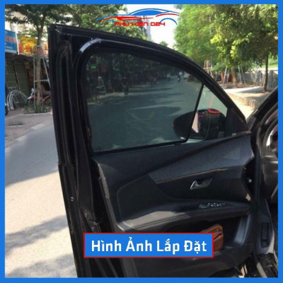 Bộ 4 rèm chắn nắng nam châm Kona 2018-2019-2020 khung cố định chống tia UV